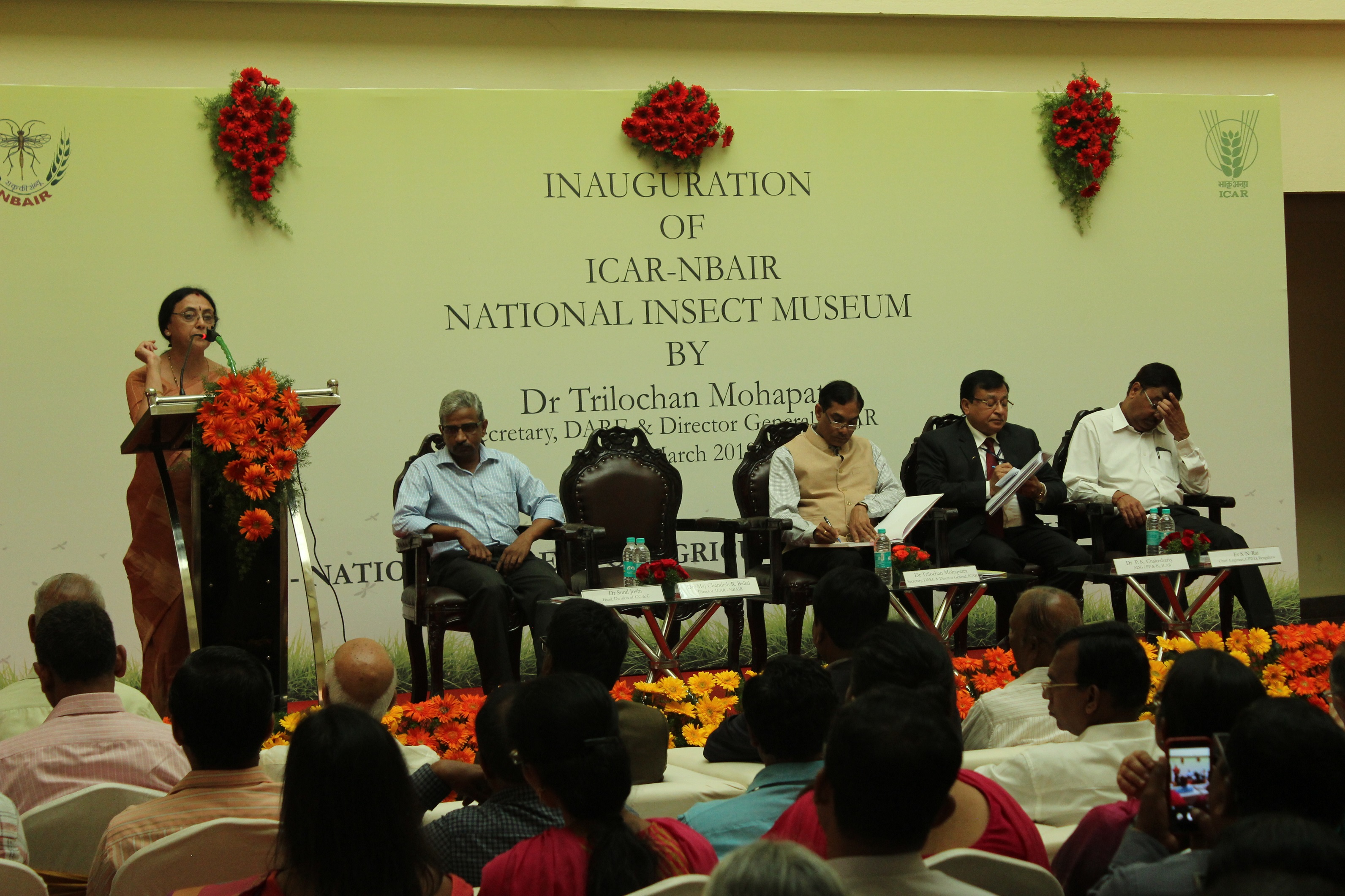 ICAR-NBAIR National Insect Museum inaugurated by honorable secretary DARE and DG, ICAR, Dr Trilochan Mohapatra