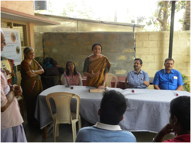 Training for differently abled people on  Introductory biological control awareness programme at Bengaluru