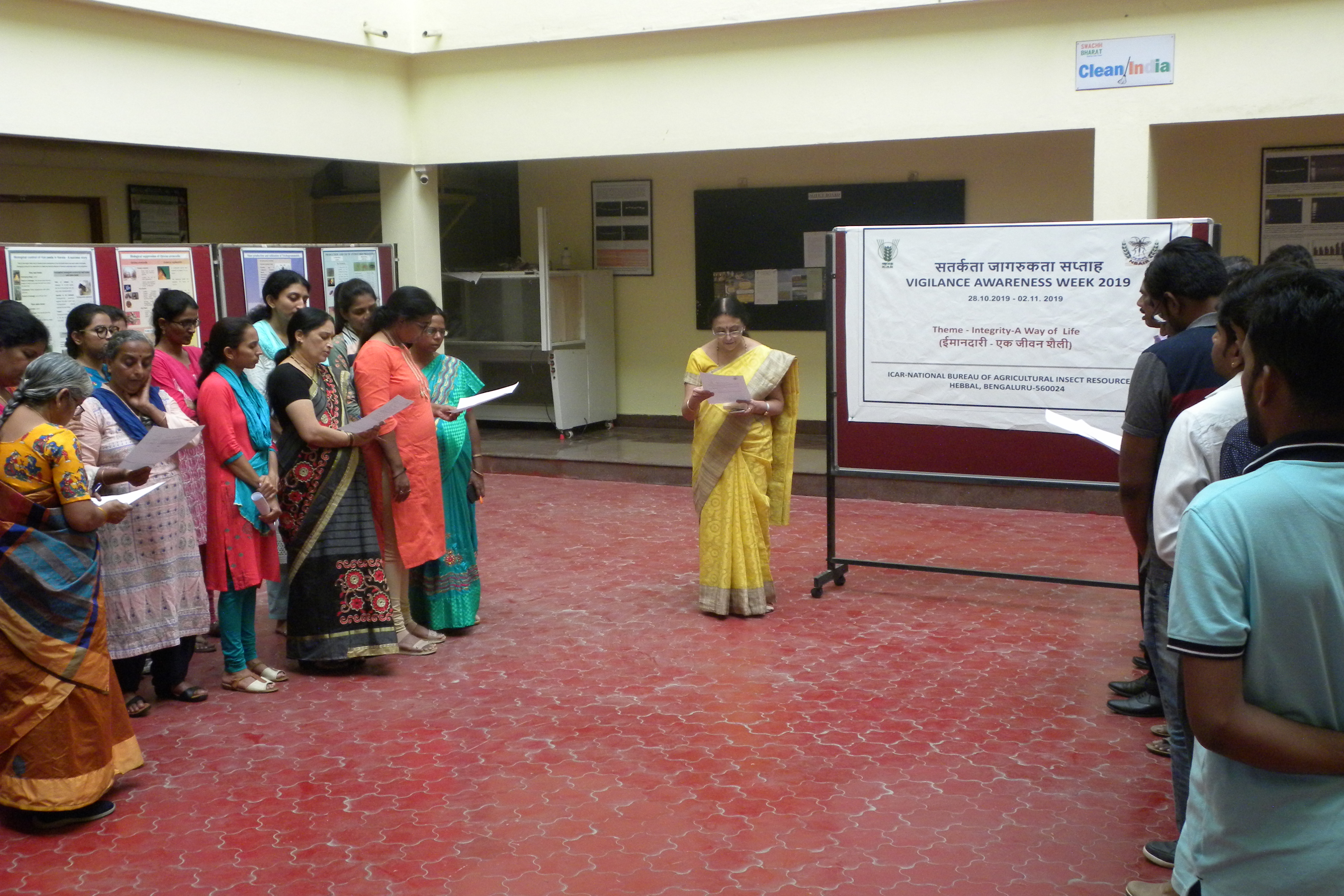 Observance on Vigilance Awareness Week -2019 at ICAR-NBAIR