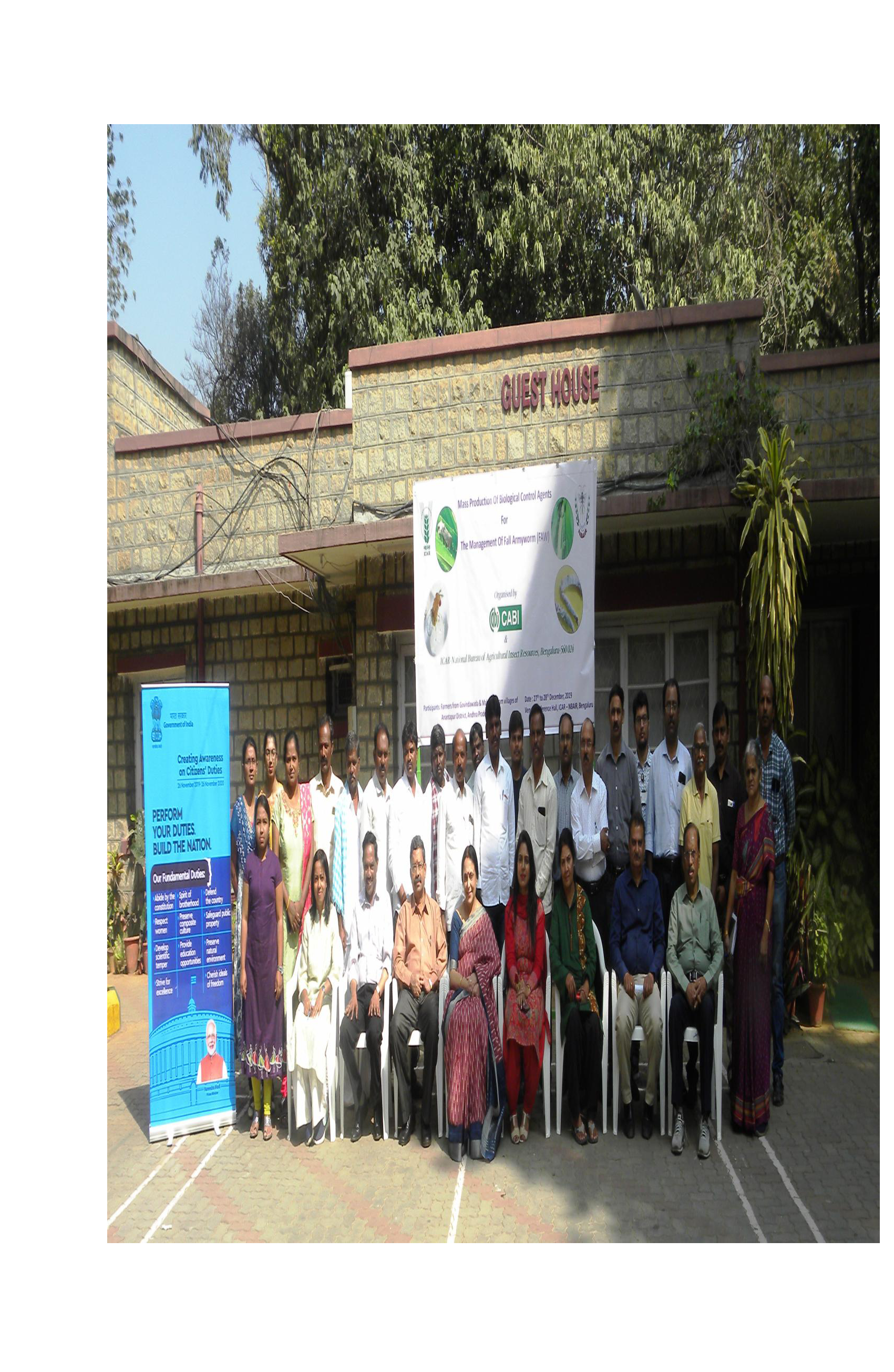 Two Days training programme on Mass production of biocontrol agents