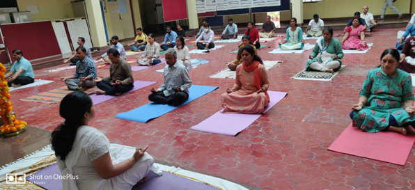 International Yoga Day celebrated at ICAR-NBAIR