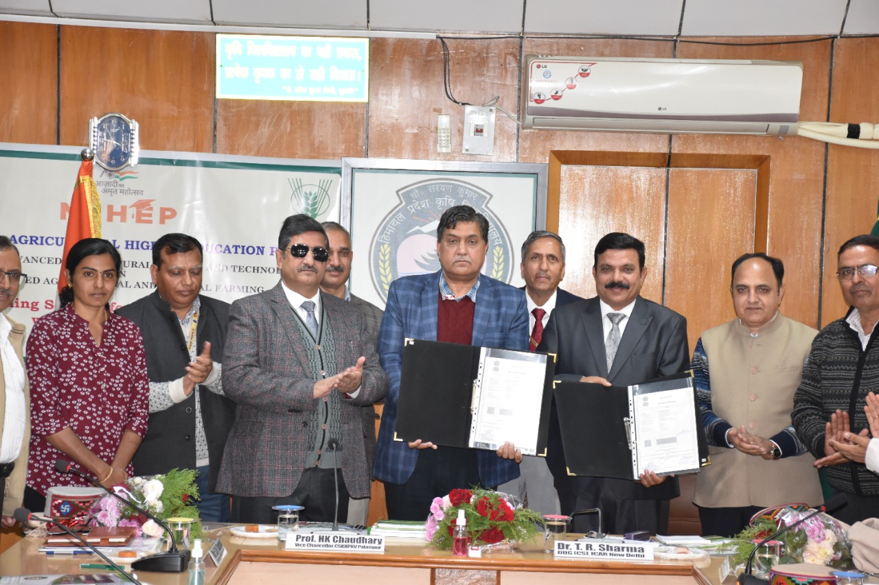 NBAIR, Bengaluru signs MOU with CSHPKV