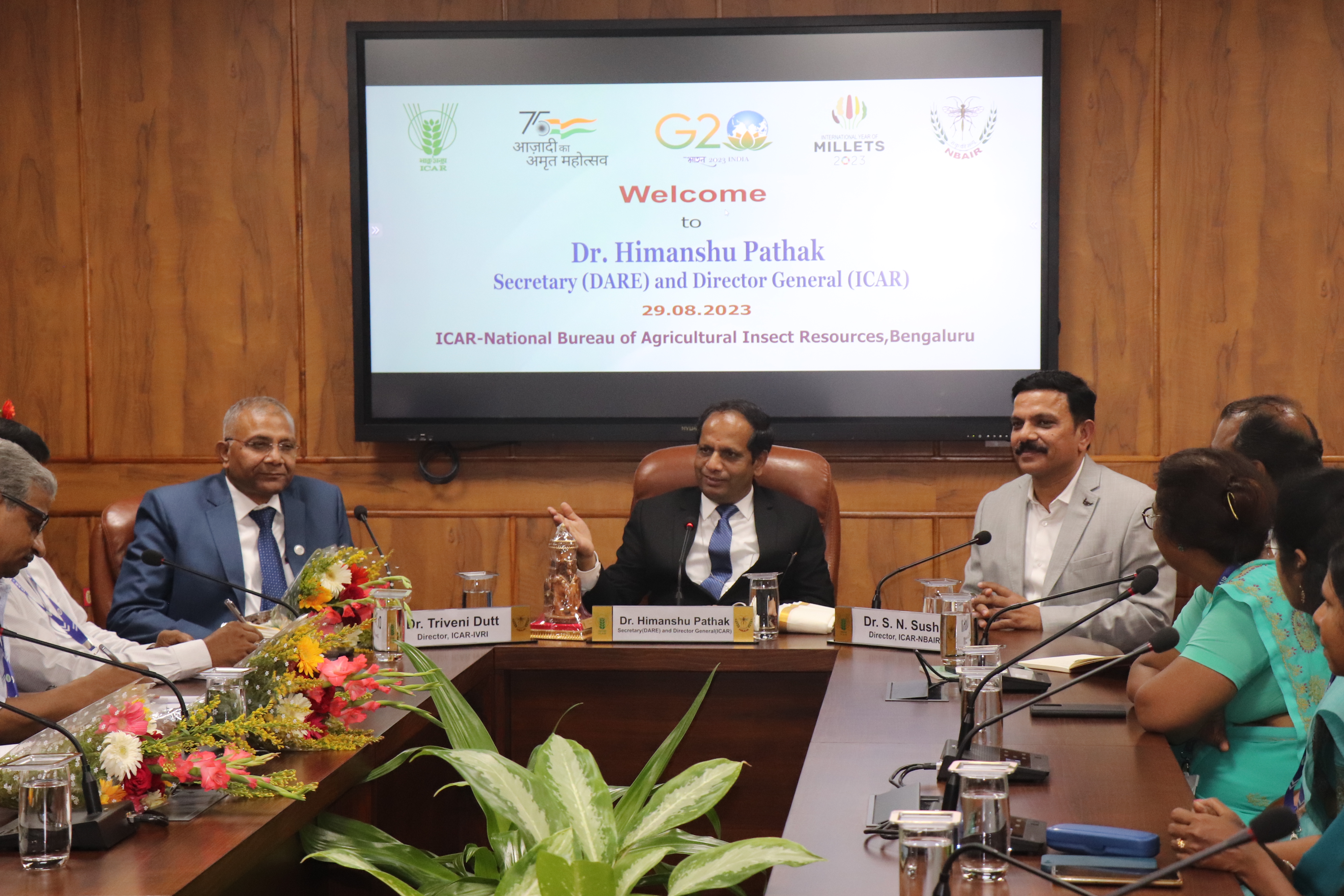 DG ICAR Visit