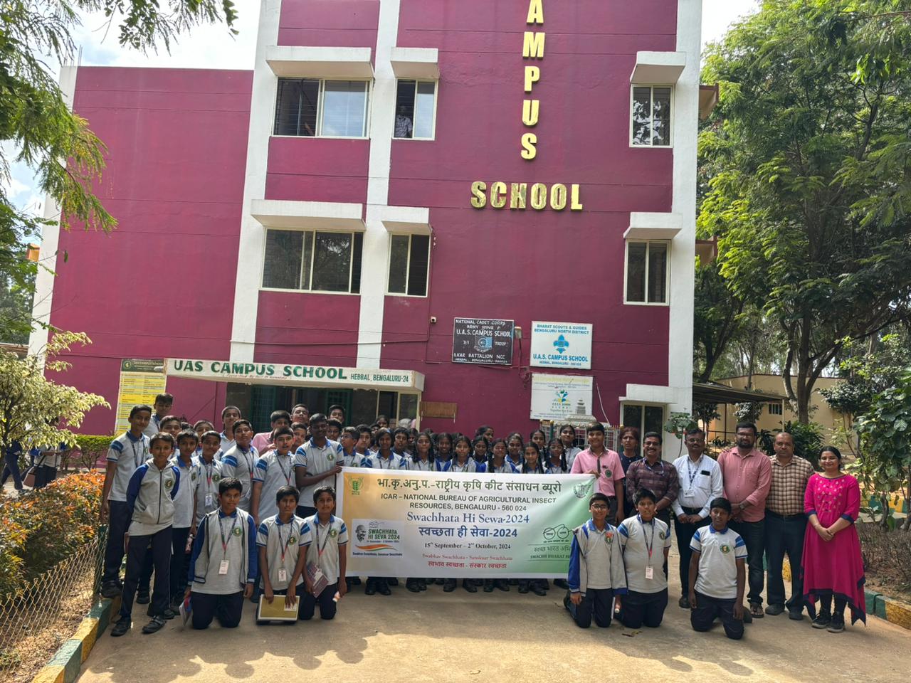 Engagement with School Children: Swachhata Quizzes and Swachhata Ki Pathshaala at School on 18-09-2024