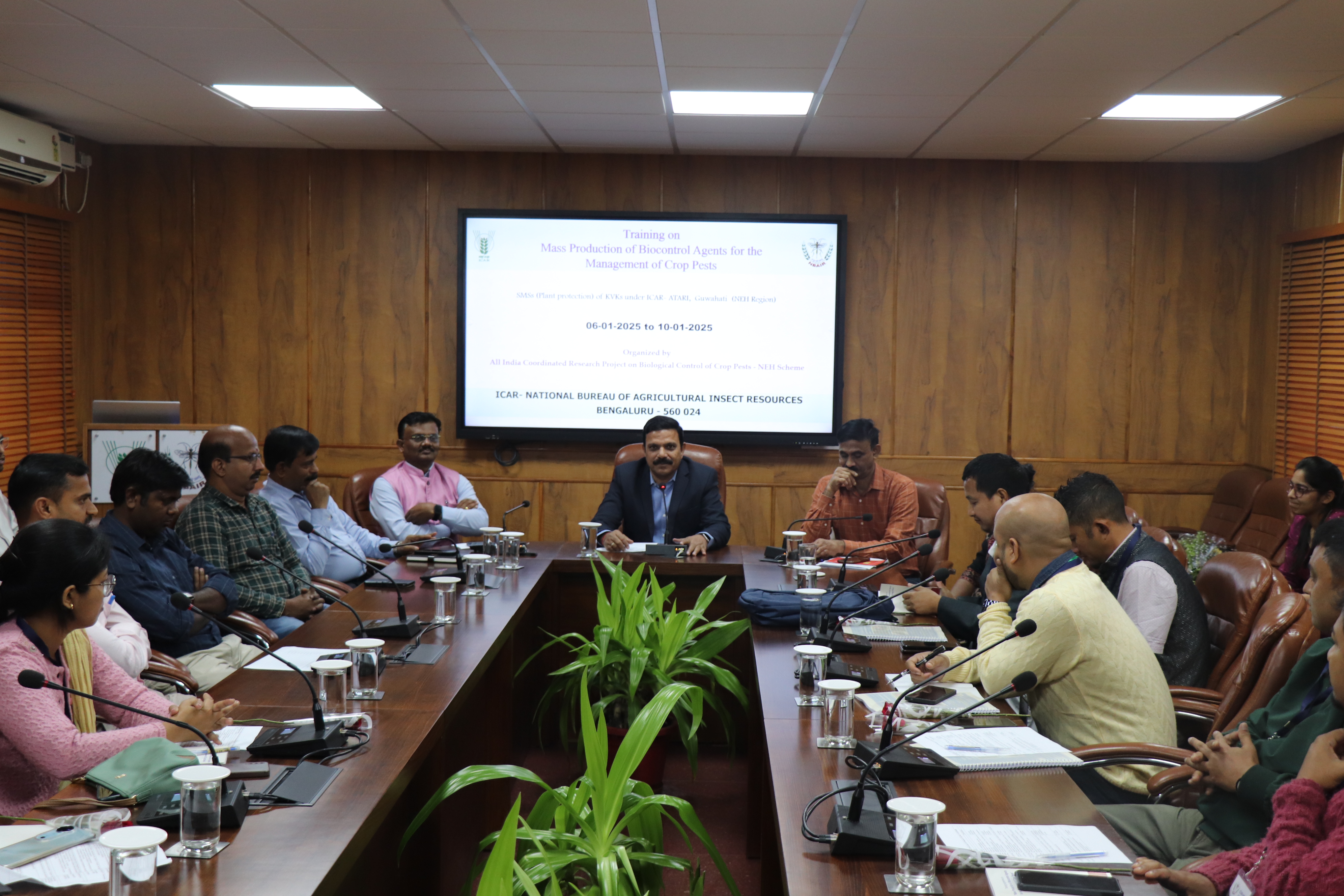 Training on Mass Production of Biocontrol Agents for the Management of Crop Pests , SMSs (Plant Protection) of KVKs under ICAR-ATARI, Guwahati