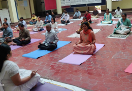 International Yoga Day celebrated at ICAR-NBAIR